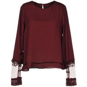 Walter Baker Maroon Burgundy long sleeve blouse